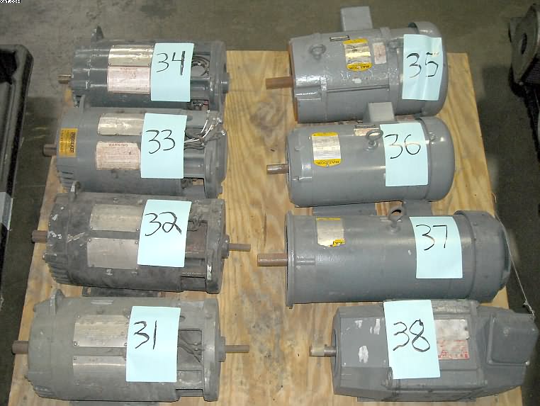 SURPLUS LOT OF 45 MOTORS Consisting of: